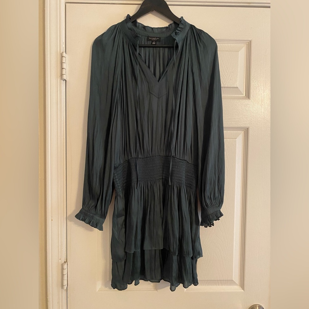 Current Air. Los Angeles. Dark Green Long-Sleeve Dress. Women’s. Size Small.